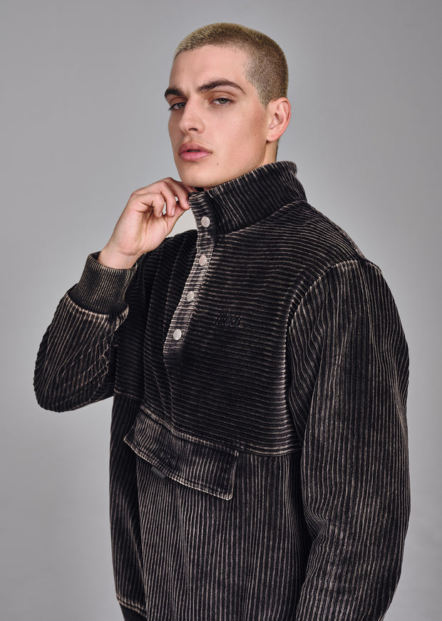 MASSIVE MOCKNECK PANEL BLOCK CORDUROY