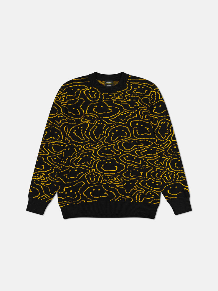 LEON SWEATER WARP SMILEY