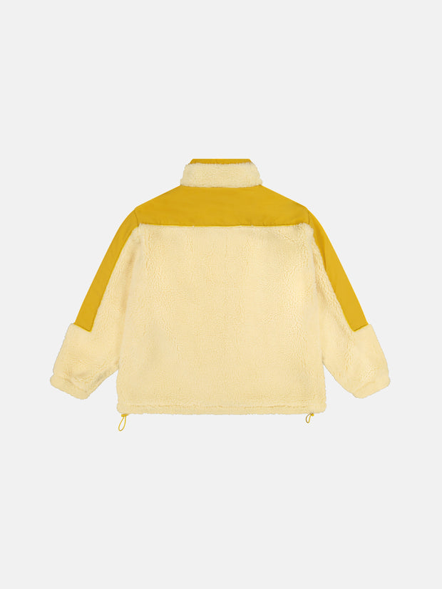 OVERSIZE SHERPA JACKET COLORBLOCK