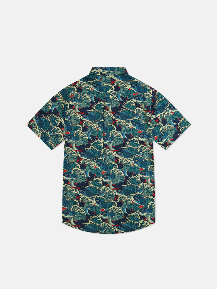 ODEN S/S SHIRT KOI AOP
