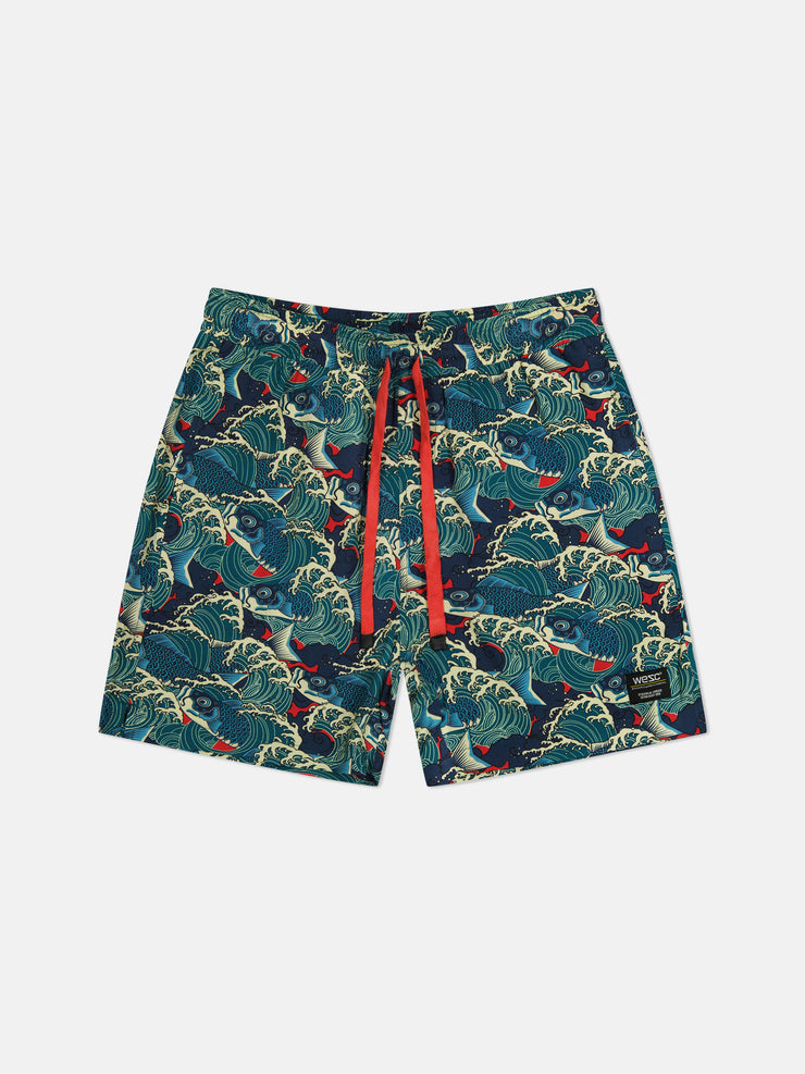 AUSTIN SHORTS KOI AOP