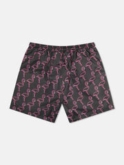 ZACK SWIM TRUNK NEON FLAMINGO AOP