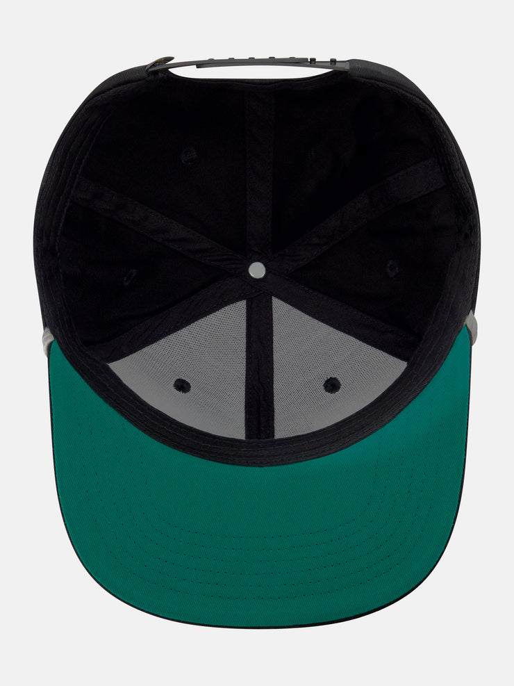 OVERLAY SNAPBACK HAT WITH ROPE