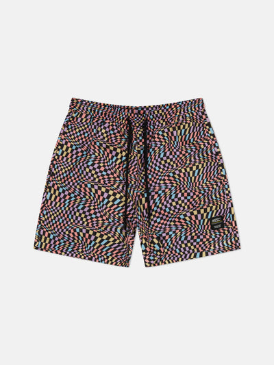 ZACK SWIM TRUNK COLOR WARP AOP