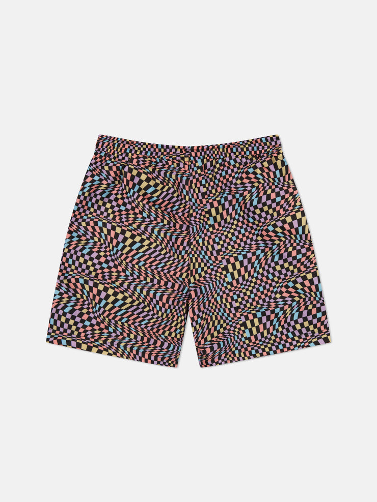 ZACK SWIM TRUNK COLOR WARP AOP