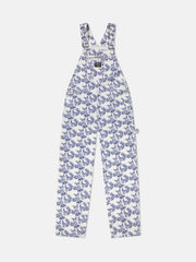 OVERALL SKULL FLOWERS BUTTERFLIES