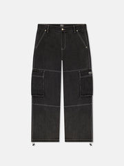 BAGGY DENIM CARGO PANTS