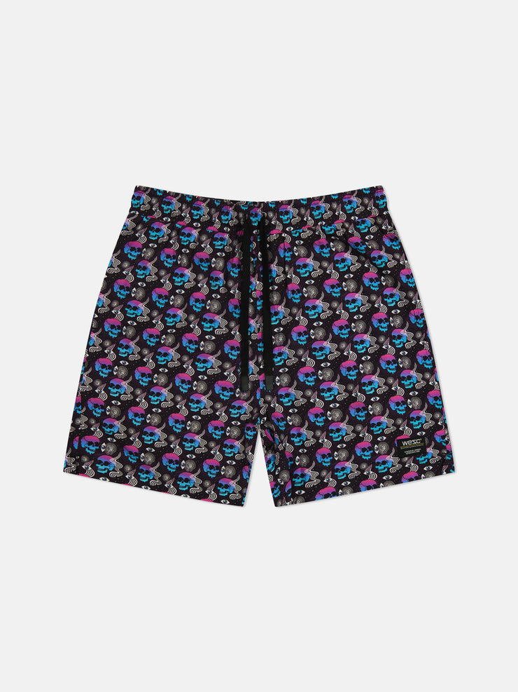 AUSTIN SHORTS TRIPPY SKULLS