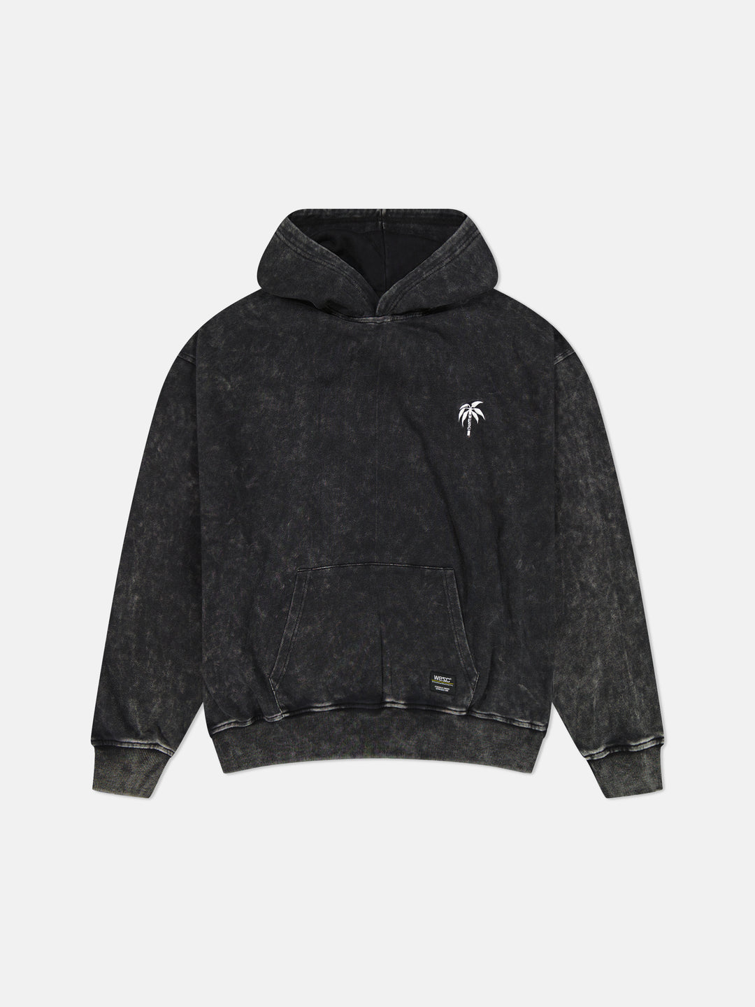 DROPPED SHOULDER HOODIE ENZYME WASH PALM LOGO – WeSC - UK/EU