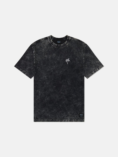 MASON TEE ENZYME WASHED WESC PALM LOGO