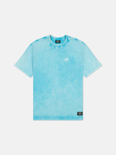 MASON TEE ENZYME WASHED WESC PALM LOGO