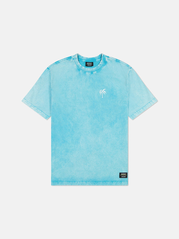 MASON TEE ENZYME WASHED WESC PALM LOGO