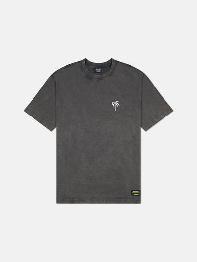 MASON TEE ENZYME WASHED WESC PALM LOGO