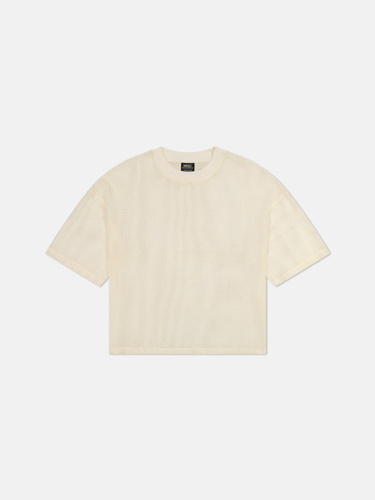 CROPPED TEE MESH
