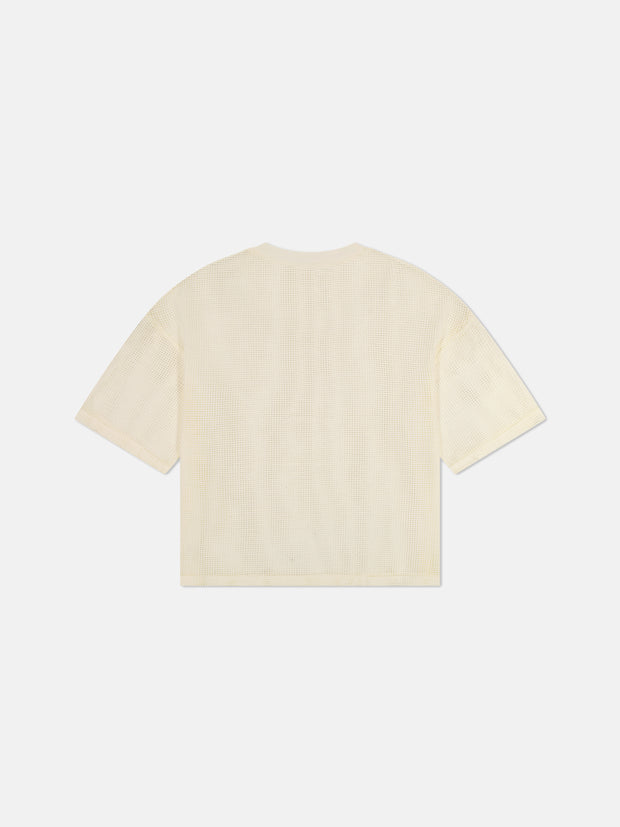 CROPPED TEE MESH