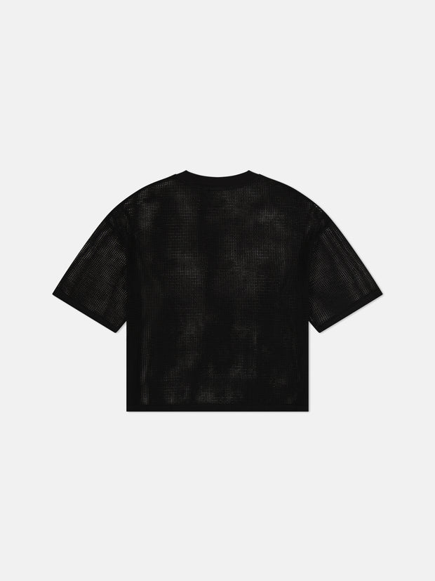 CROPPED TEE MESH