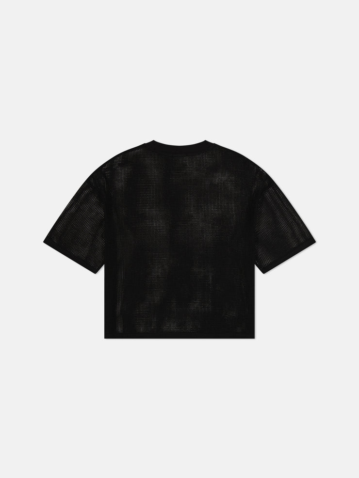 CROPPED TEE MESH