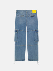 BAGGY DENIM CARGO PANTS