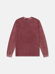 L/S THERMAL ENZYME WASHED VERTICAL LOGO