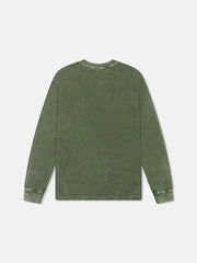 L/S THERMAL ENZYME WASHED VERTICAL LOGO