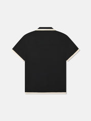 CAMPER S/S SHIRT W TIP SCORPION ROSE APPLIQUE