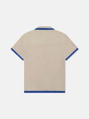 CAMPER S/S SHIRT W/TIPPING SWALLOW APPLIQUE