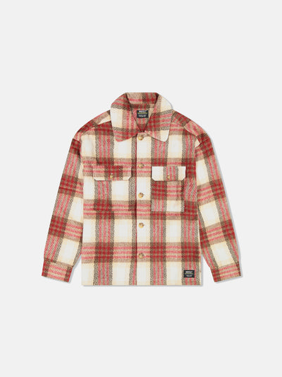 BUTTON FLANNEL JACKET