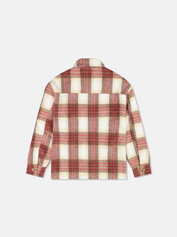 BUTTON FLANNEL JACKET