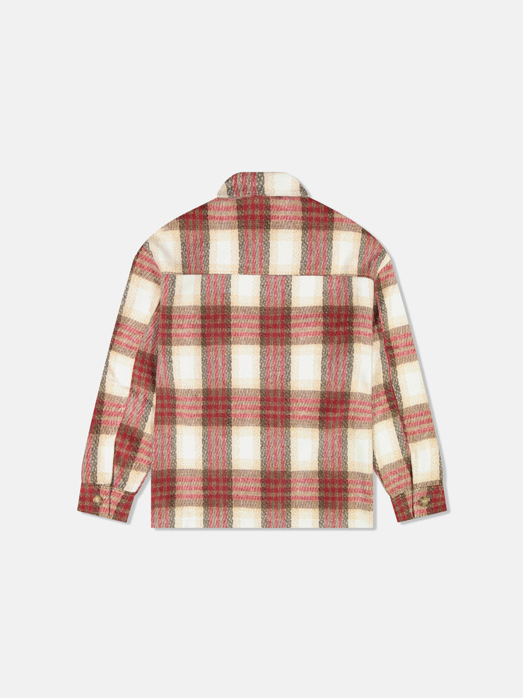 BUTTON FLANNEL JACKET