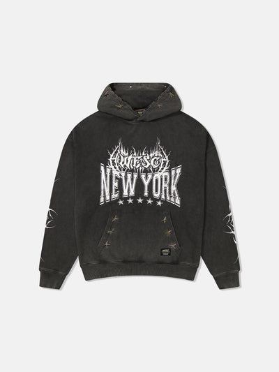 DROPPED SHOULDER HOODIE WESC GOTHIC