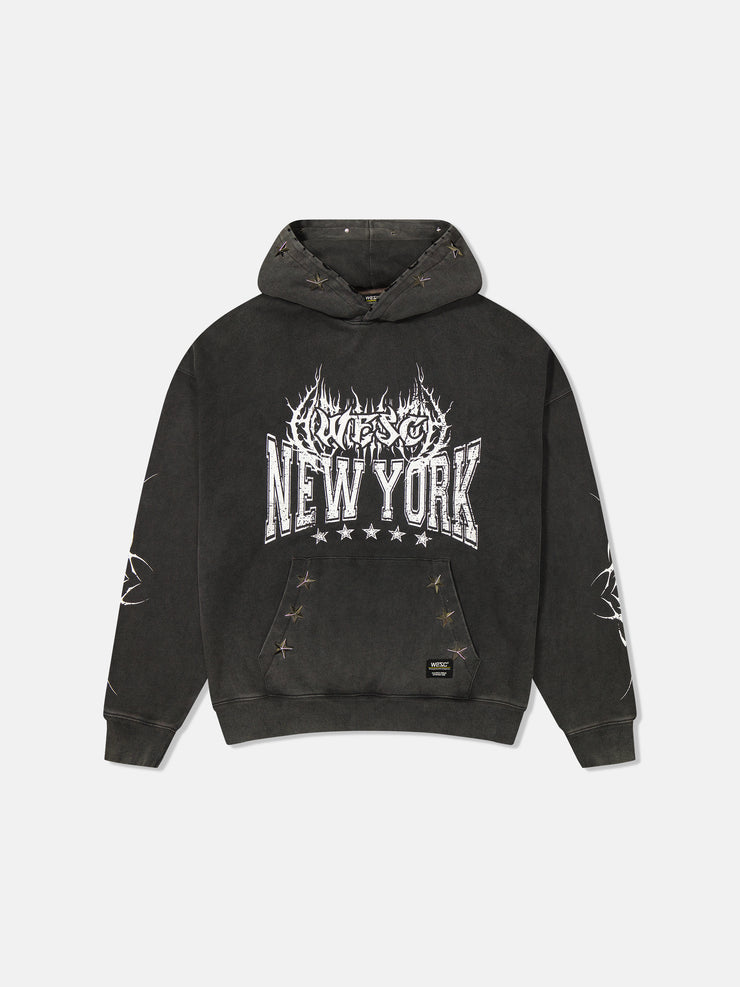 DROPPED SHOULDER HOODIE WESC GOTHIC