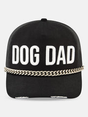 TRUCKER CAP DOG DAD DISTRESSED