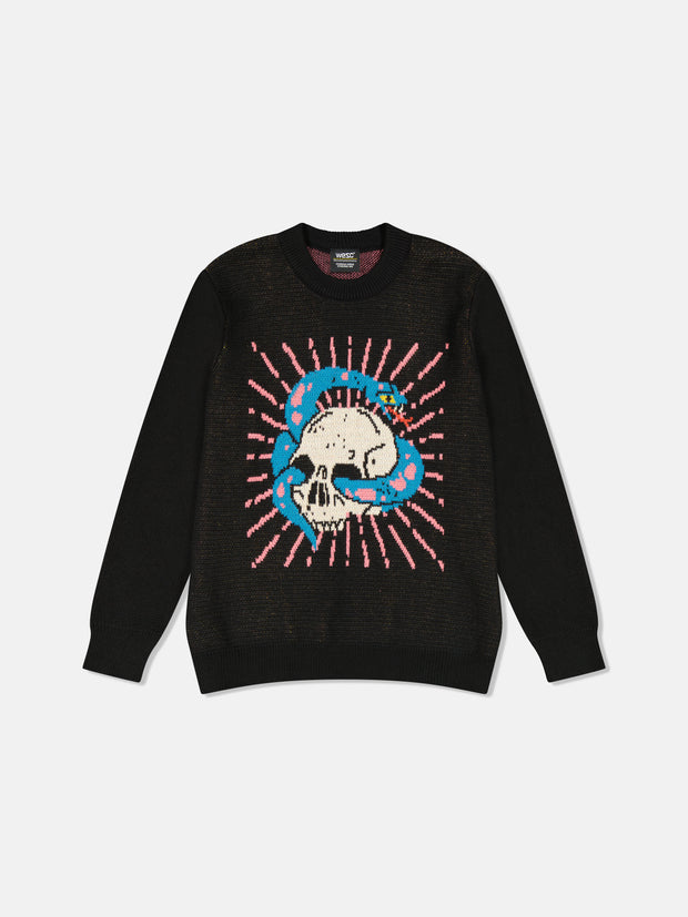 LEON SWEATER SKULL SNAKE