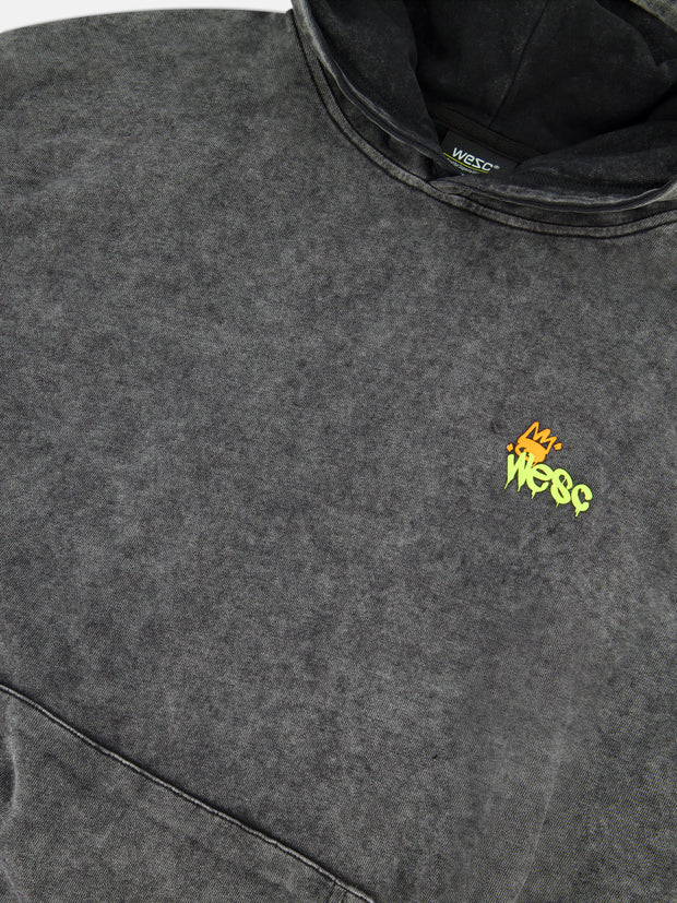 DROPPED SHOULDER SKATER GLITCH HOODIE